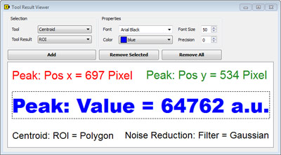 Across-the-Room Result Viewer